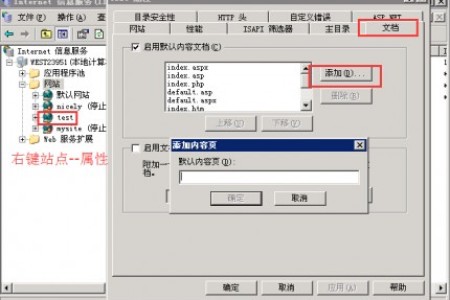 新搭建的网站访问出现Directory Listing Denied 是什么原因?
