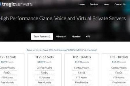 TragicServers 美国洛杉矶vps主机 KVM架构 1G内存 月付$2.99