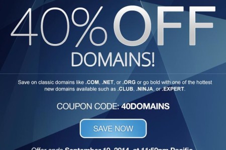 【域名优惠】domain-域名优惠码注册6折,可注册多年